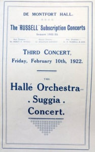 Russell Subscription concert programme